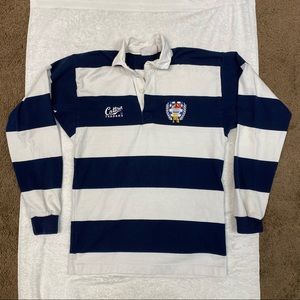 Cotton Traders Rugby Football Union Rugby Shirt Striped L